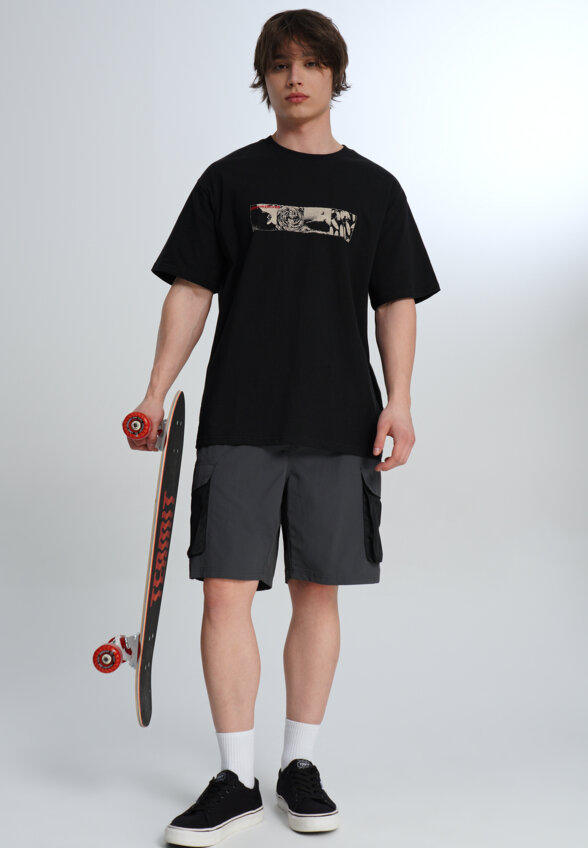 Футболка мужская Quiksilver Mercury Vortex, Черный