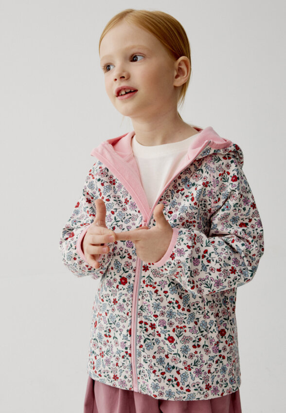 Ветровка Softshell на флисе для девочек