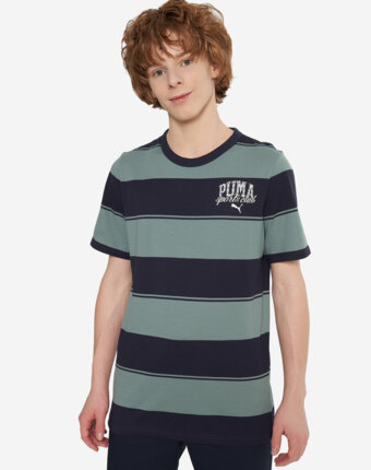 Футболка для мальчиков PUMA Classic Graphic, Зеленый женщинам