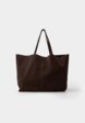 Сумка-шоппер из натуральной замши премиум качества1  - превью