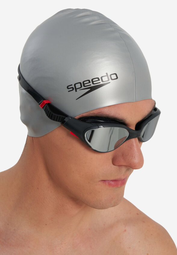 Шапочка для плавания Speedo Plain Flat, Серебряный