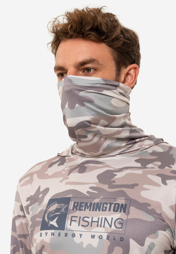 Лонгслив мужской Remington Fishing Sun And Mosquito Protection Style 4, Серый