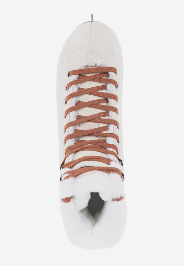 Фитнес-коньки женские Roces Suede Eco-Fur, Бежевый