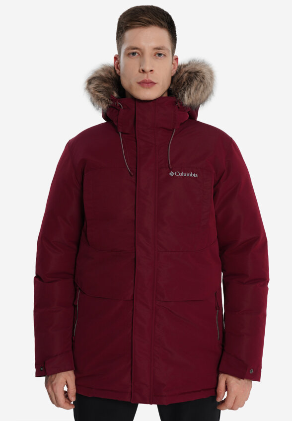 Пуховик мужской Columbia Marquam Peak III Parka, Красный