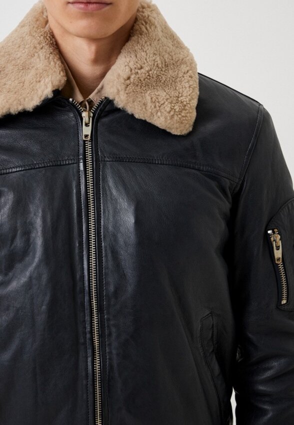 Куртка кожаная Urban Fashion for Men