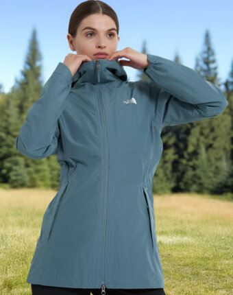 Куртка мембранная женская The North Face Hikesteller, Голубой женщинам