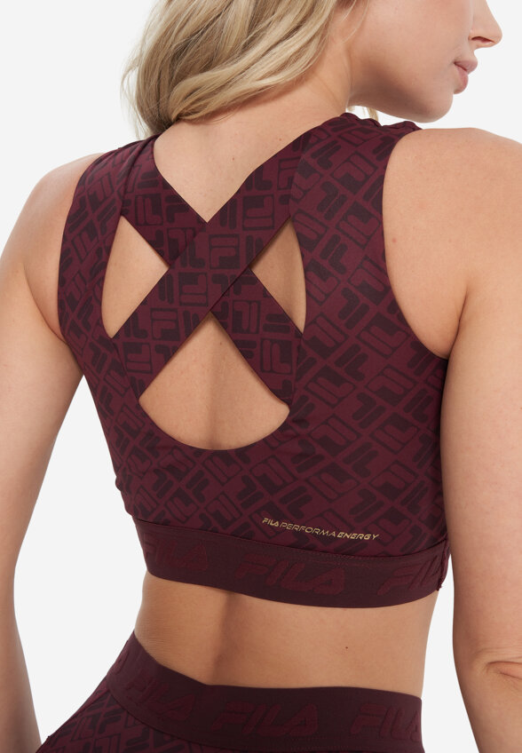 Топ бра спортивный FILA, Красный