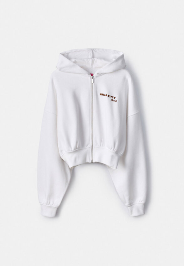 Укороченная толстовка с принтом Hello Kitty из линейки SELA Young
