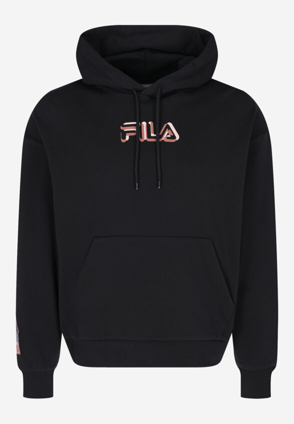 Худи мужское оверсайз FILA, Черный