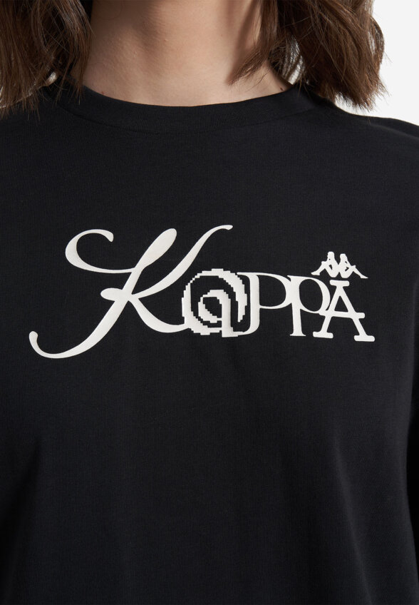 Футболка женская оверсайз Kappa Lungo, Черный