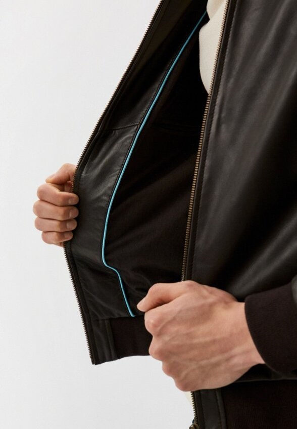 Куртка кожаная Serge Pariente