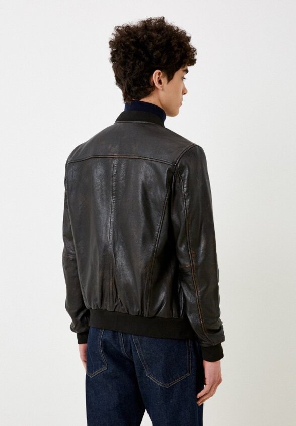 Куртка кожаная Urban Fashion for Men