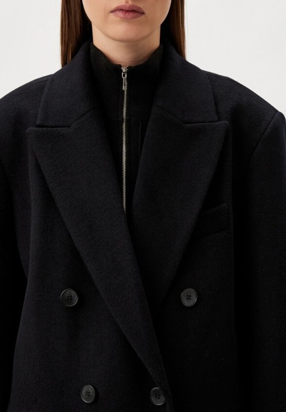 Пальто двубортное BLCV