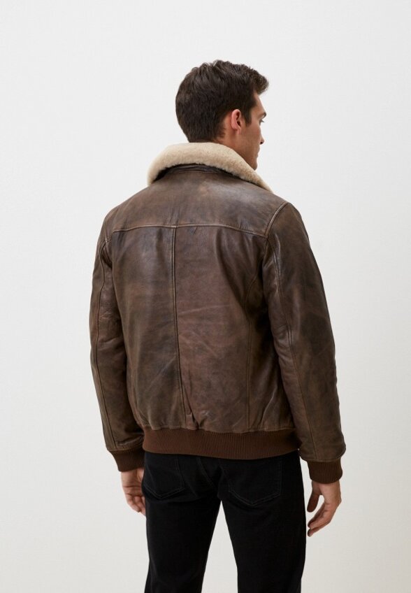 Куртка кожаная Urban Fashion for Men