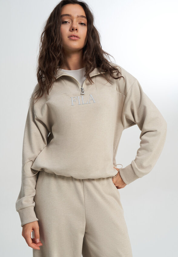 Толстовка женская FILA, Бежевый