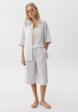 Удлиненные шорты-бермуды со стрелками изо льна1  - превью