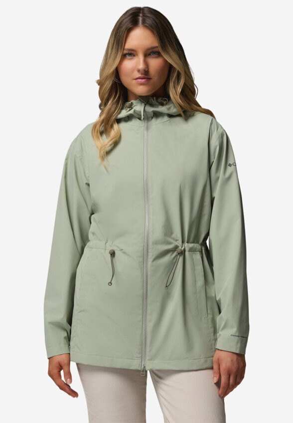 Ветровка женская Columbia Blossom Park Rain Jacket, Зеленый
