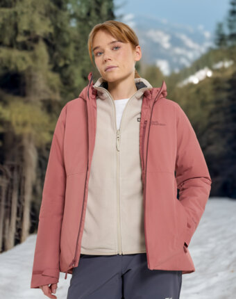 Куртка утепленная женская Jack Wolfskin Wisper, Красный женщинам