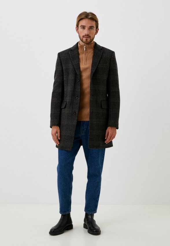 Пальто однобортное Al Franco