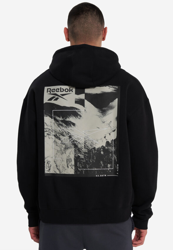 Худи мужское Reebok Nabeel Mountain, Черный