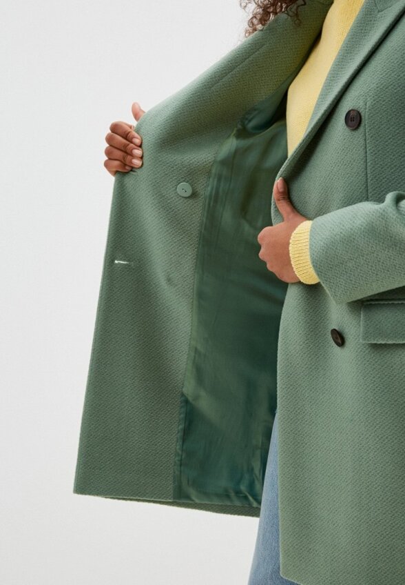 Пальто двубортное Elis