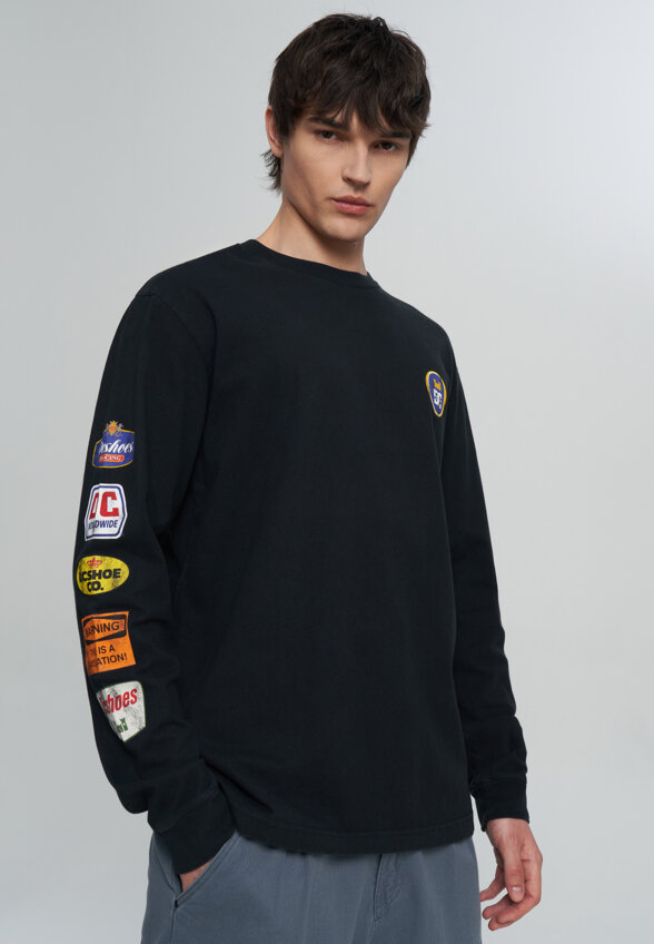 Лонгслив мужской DC Shoes All Gas, Черный