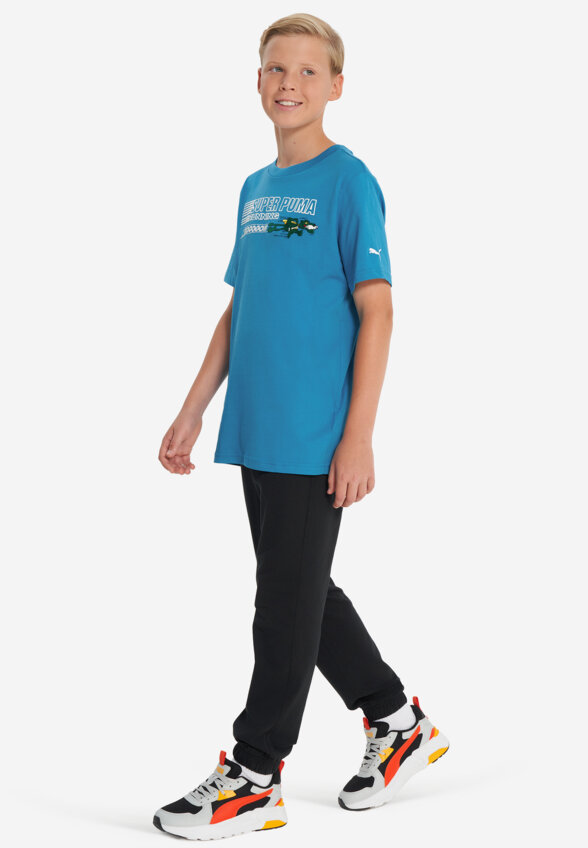 Футболка для мальчиков PUMA Super Graphic, Голубой