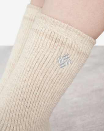 Носки для девочек Columbia Brushed Wool Fleece Crew, 1 пара, Бежевый женщинам