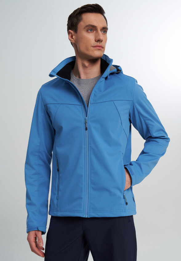 Куртка софтшелл мужская IcePeak Biggs, Голубой