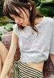 Футболка оверсайз с принтом из линейки SELA Young8  - превью