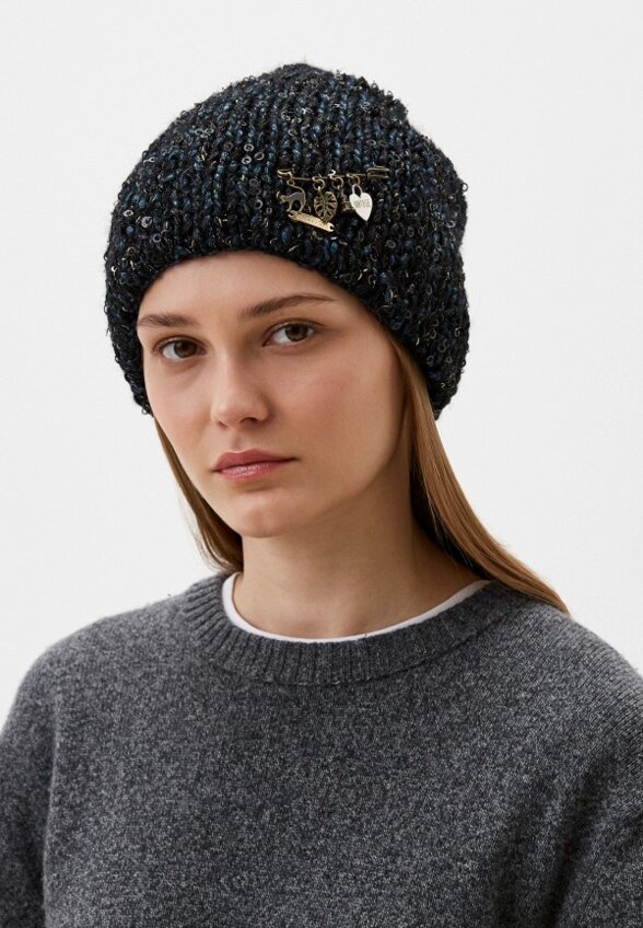 Шапка и брошь VNTG vintage+