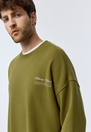 Свитшот OVERSIZE FIT из футера