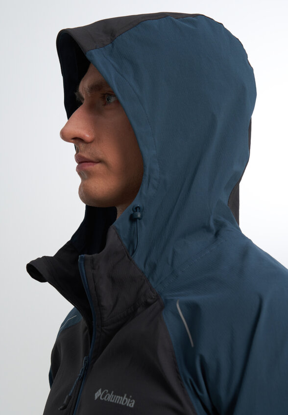 Ветровка мужская Columbia Columbia Tech II Wind Full Zip, Синий