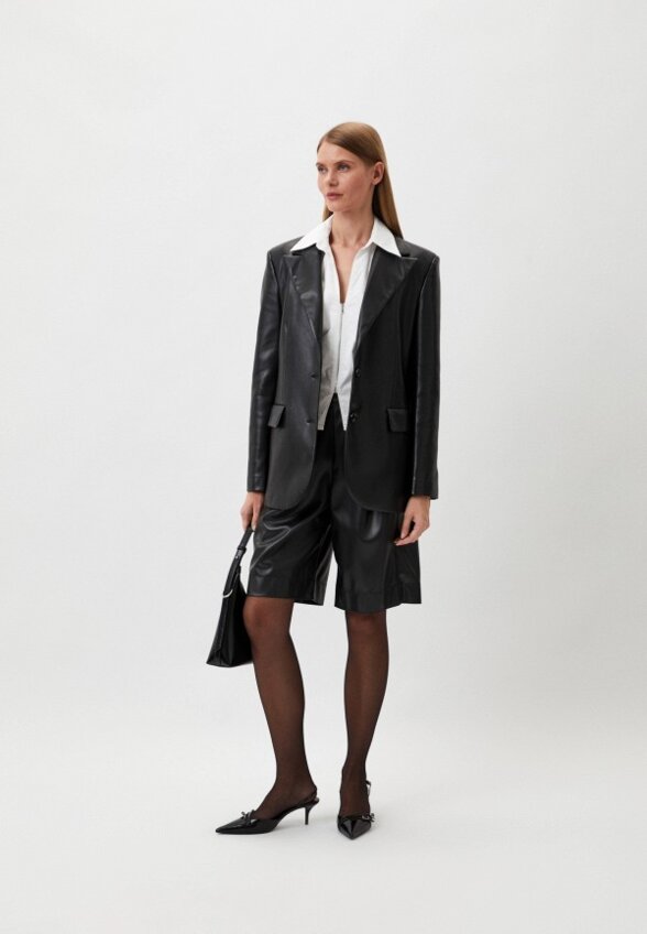 Шорты кожаные Max Mara Leisure