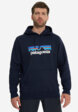 Худи мужское Patagonia Logo Uprisal, Синий2  - превью
