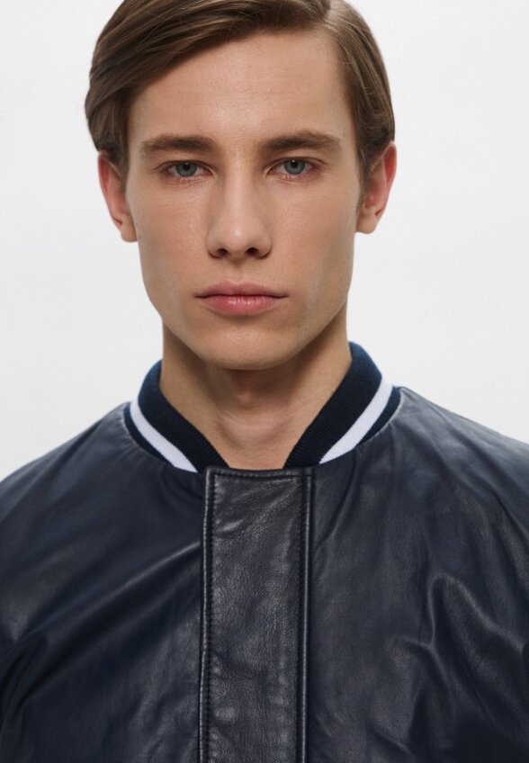 Куртка кожаная Blouson