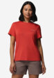 Футболка женская Columbia Parsons Point SS Logo Tee, Красный1  - превью