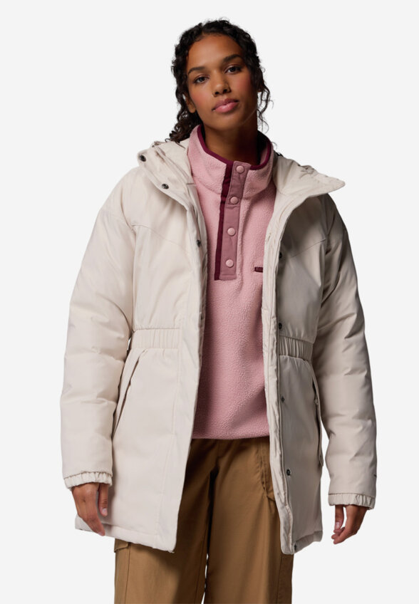 Парка женская Columbia Kennedy Meadows Mid Down Parka, Бежевый