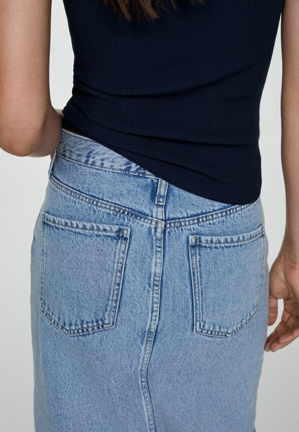 Юбка джинсовая Mango