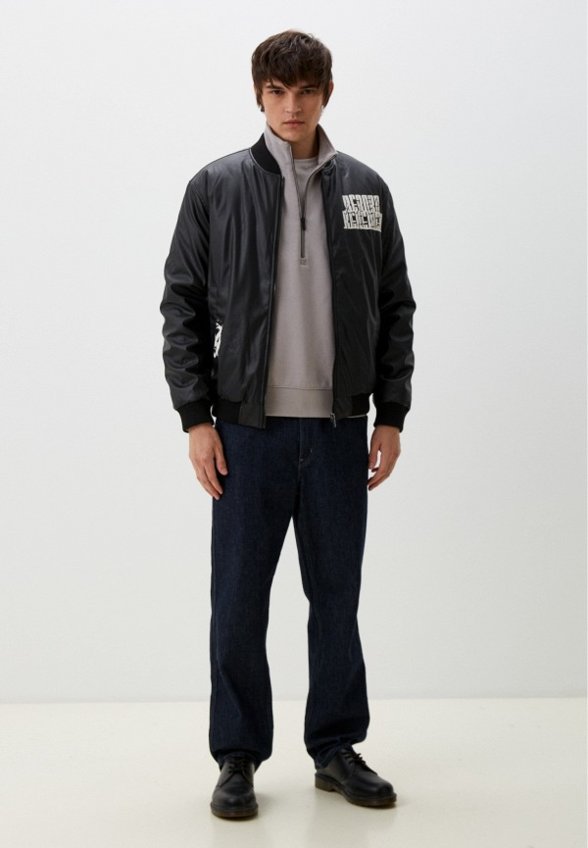 Куртка кожаная утепленная Funday