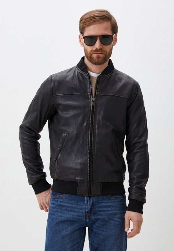 Куртка кожаная Urban Fashion for Men