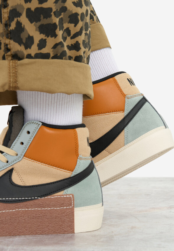 Кеды мужские Nike Blazer Mid Pro Club, Оранжевый