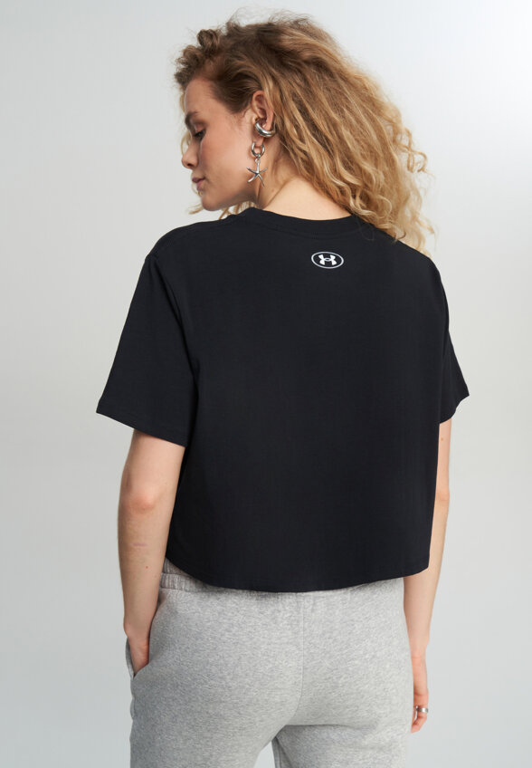 Футболка женская Under Armour Rival Boxy, Черный