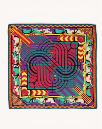 Hermes Silk Scarf женщинам