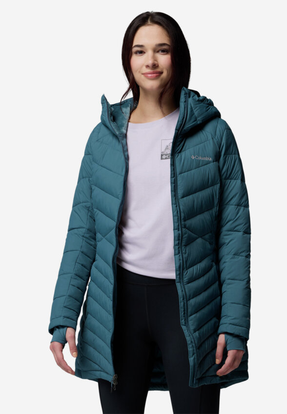Ультралегкий пуховик женский Columbia Joy Peak II Mid Jacket, Голубой