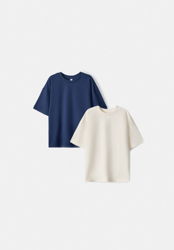 Набор из базовых 2 футболок детских