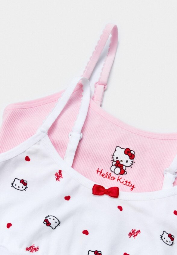 Набор топов для девочек с принтом Hello Kitty, 2 шт.