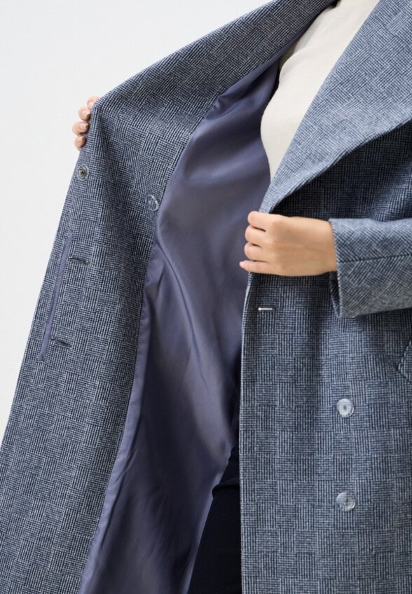 Пальто двубортное Gaxgax