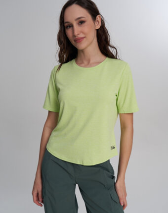 Футболка женская Mountain Hardwear Sunblocker Short Sleeve, Желтый женщинам
