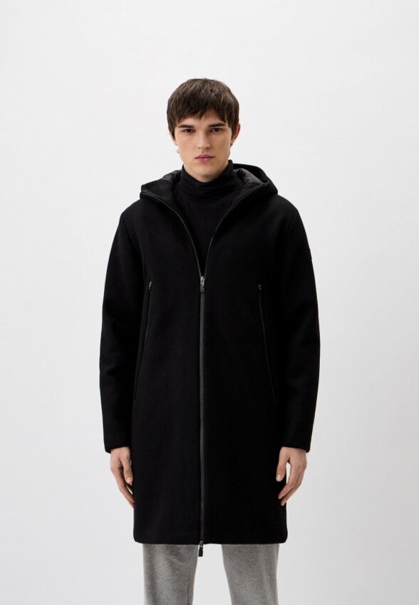 Пальто однобортное EA7